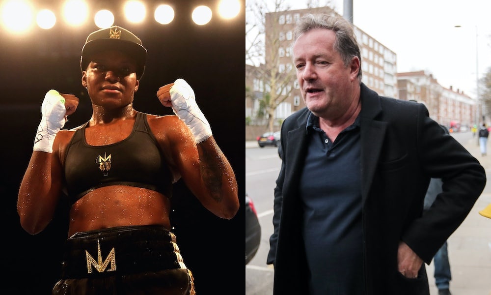 Olympic boxer Nicola Adams is ready to fight Piers Morgan