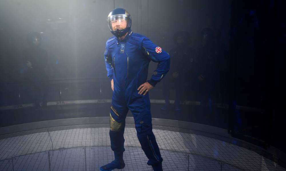 Sir Richard Branson spacewear Virgin Galactic astronauts