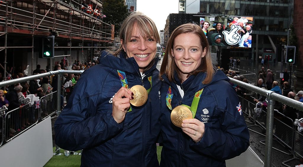Kate Richardson-Walsh and Helen Richardson-Walsh.