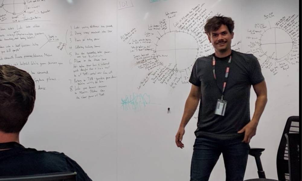 Head writer Michael Waldron Loki sex Assembled: The Making of Loki