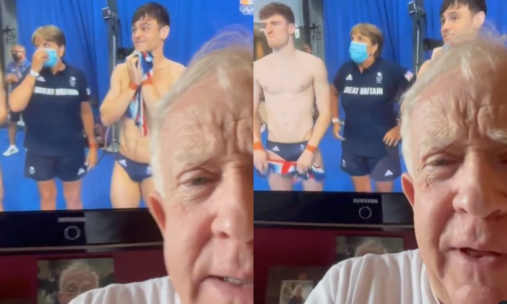 Leslie Jordan commentating Tom Daley's Olympics victory is peak Leslie Jordan
