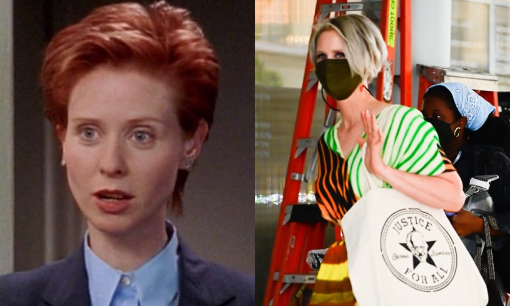 It looks like Miranda's going to be a die-hard Bernie Bro in the Sex and the City reboot