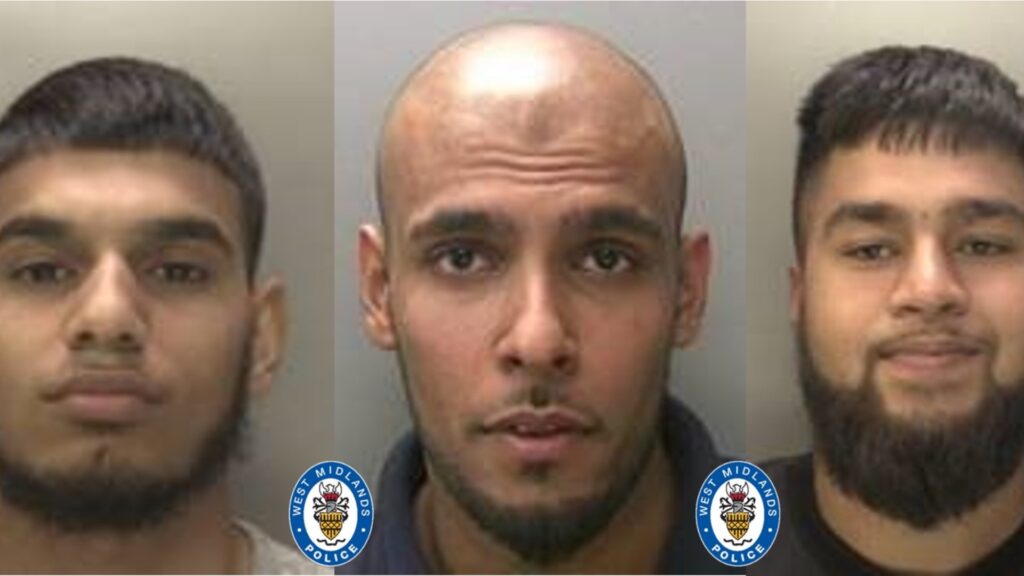 Ishaaq Ayaz, Mosin Mahmood and Sohail Khan photographed by police