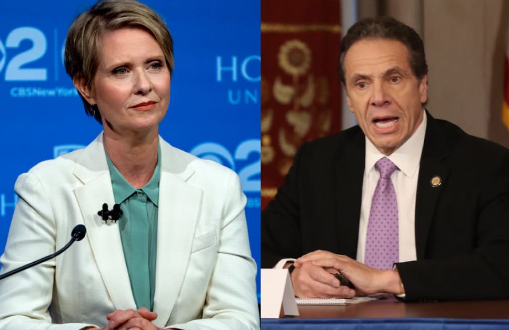 Cynthia Nixon throws epic shade at old rival, disgraced ex-governor Andrew Cuomo