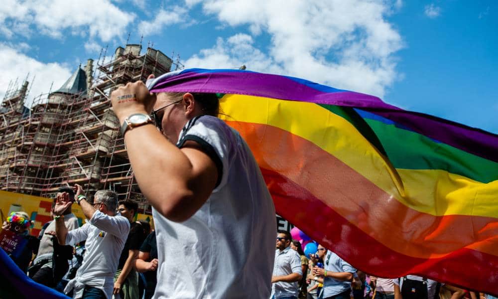 Young man beaten and spat on for kissing his boyfriend in shocking homophobic attack