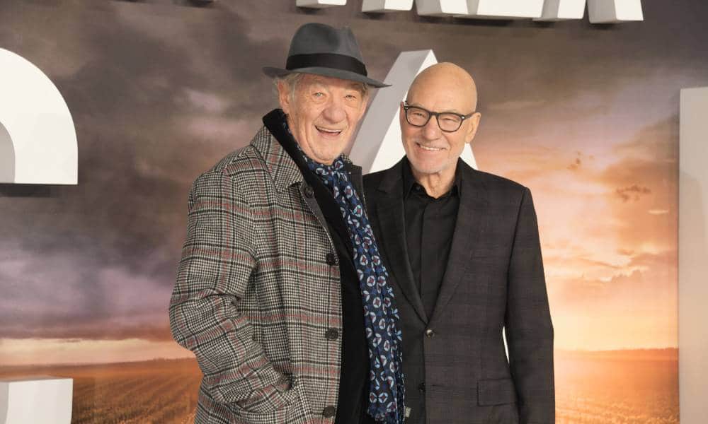 Ian McKellen and Patrick Stewart attend the premiere of &quot;Star Trek: Picard&quot; 