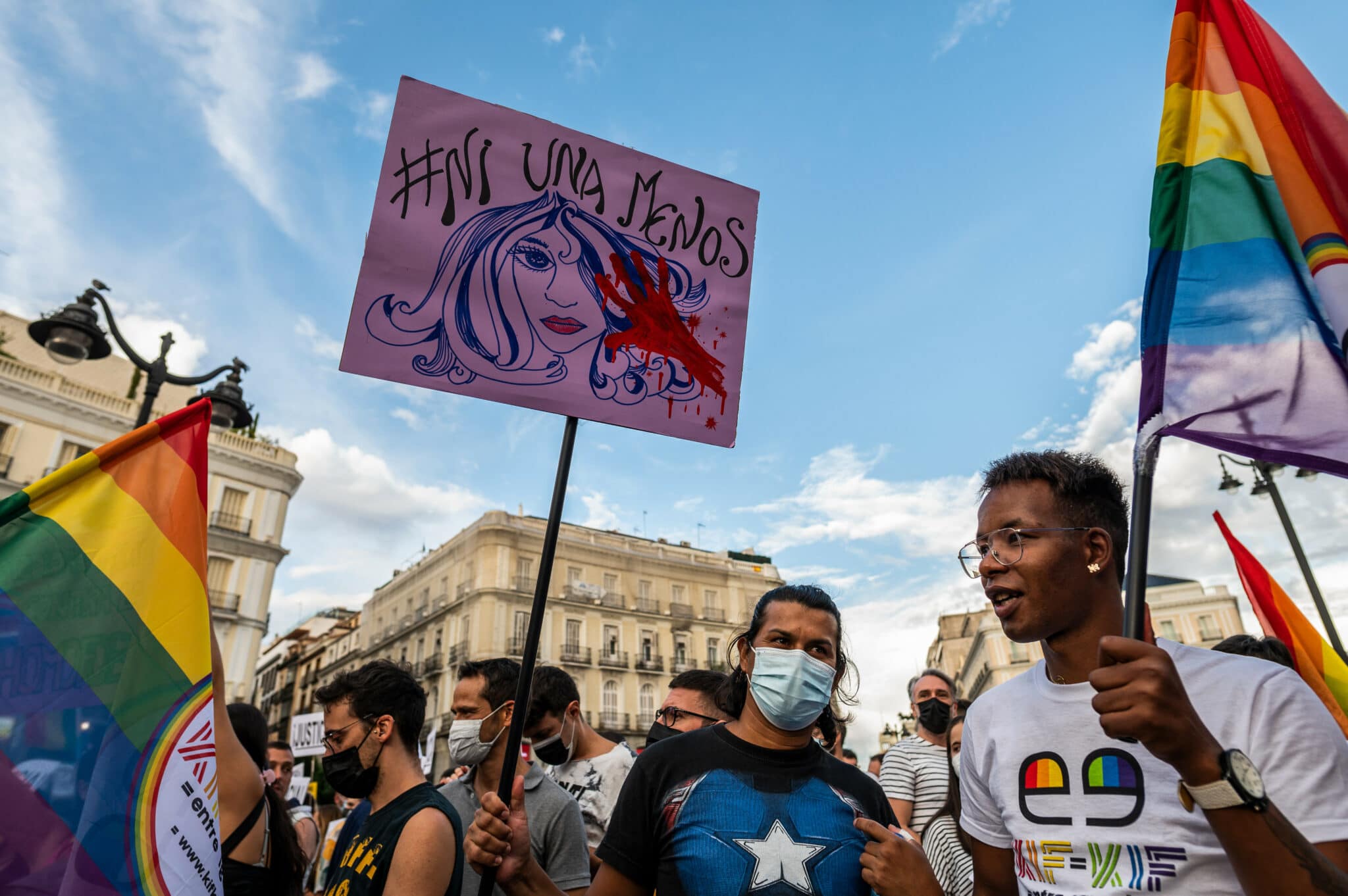 Madrid unites in protest against terrifying spike in anti-LGBT+ hate crime