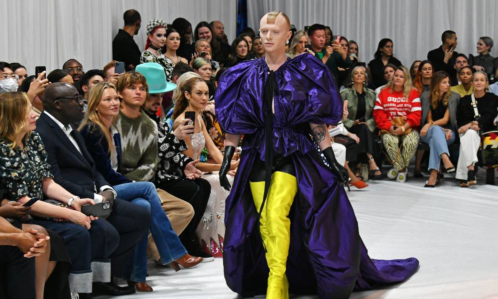 Bimini Bon Boulash shows Kate Moss exactly how it's done in stunning London Fashion Week appearance