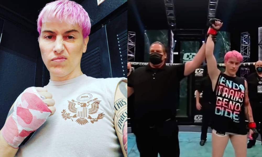 Trailblazing trans fighter claps back at 'nasty messages' from transphobic trolls after MMA debut win