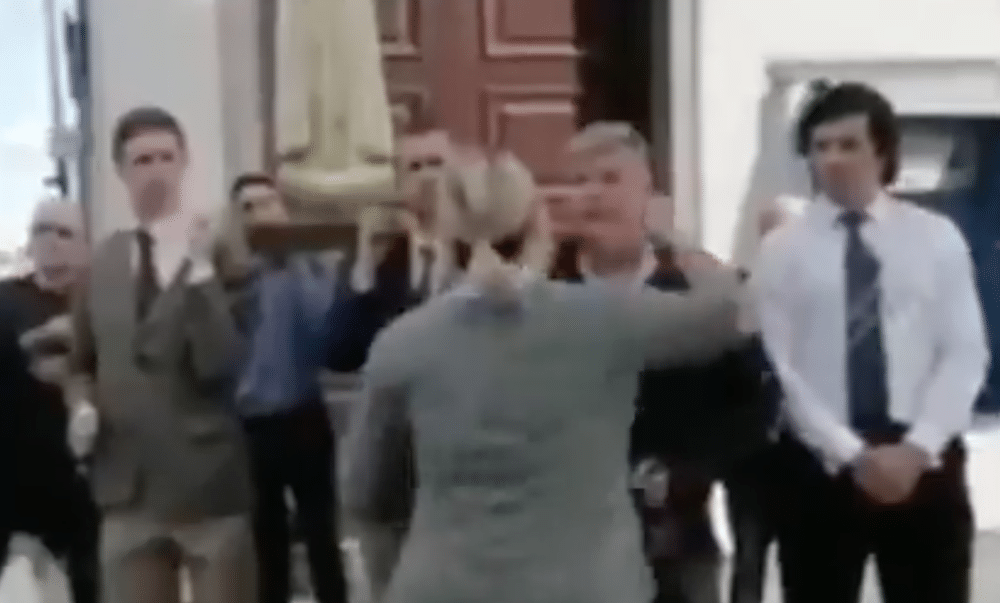 Bigot punched in the face after crashing Pride parade to fight the 'homosexual agenda'