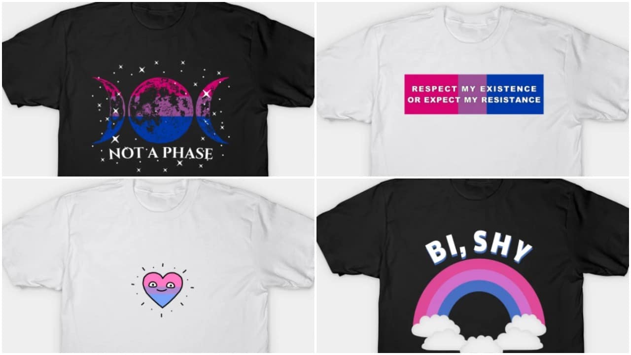 12 fun, cute and subtle t-shirts to celebrate your bisexuality this Bi Visibility Day – and beyond