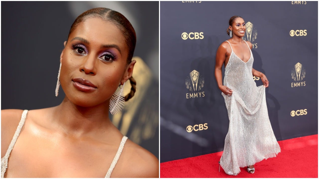 Issa Rae wore a £4 eye shadow to the Emmys for a stunning, disco-inspired makeup look