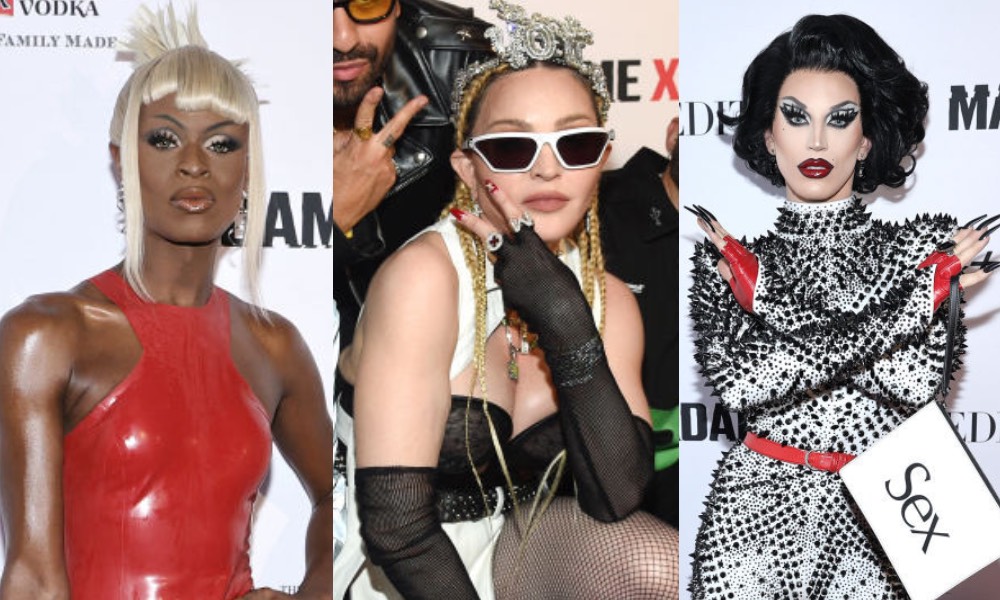 Madonna and Drag Race royalty strike a pose on the red carpet for Madame X film premiere