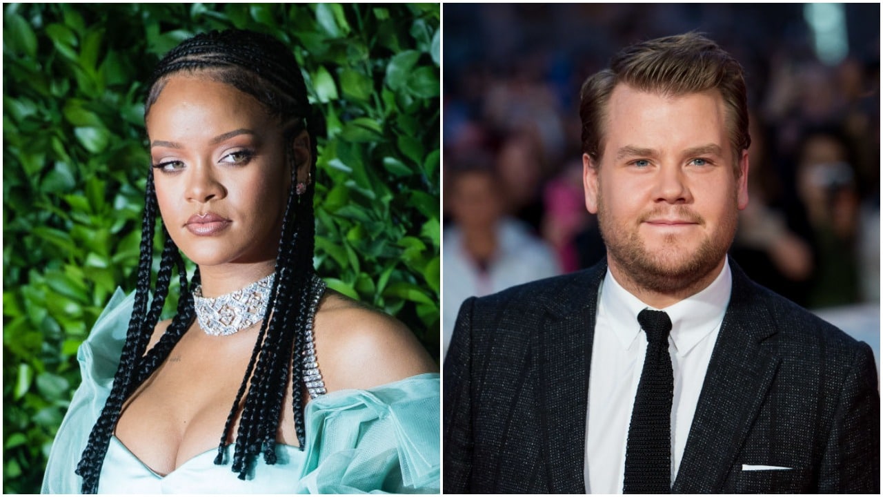 Rihanna fans demand James Corden 'stay away from her' after they team up for Savage x Fenty show
