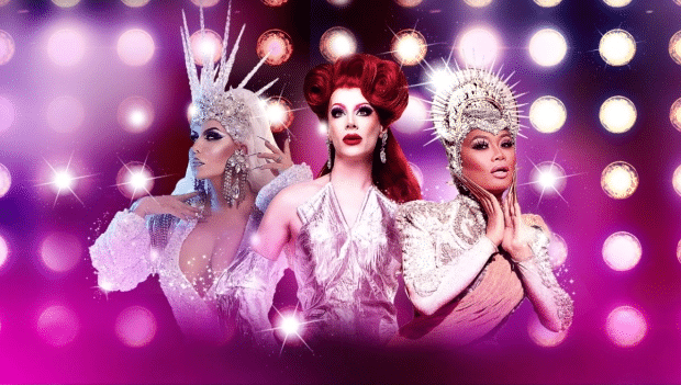 Drag Race stars Divina De Campo, Jujubee and Trinity The Tuck to tour the UK with Strike A Pose!