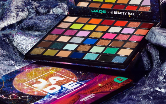 The Jade Thirlwall x Beauty Bay palette features 42 shades including 