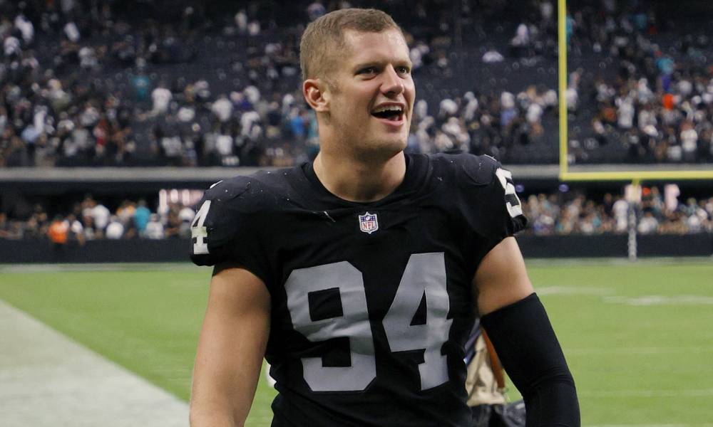 NFL player Carl Nassib opens up about 'awesome' new boyfriend he met after coming out