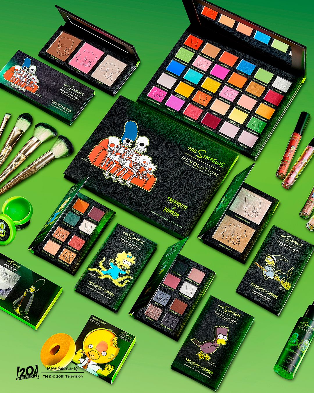 You can get Treehouse of Horror themed Simpsons makeup this Halloween – and its spookily iconic