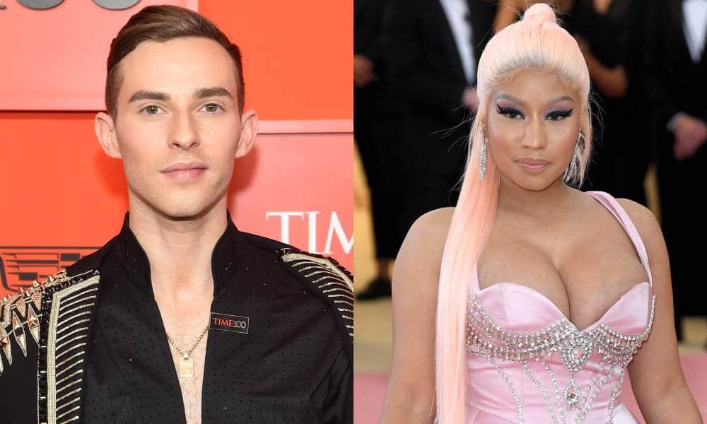 Adam Rippon's cheeky nod to Nicki Minaj's Twitter-infamous cousin is a look for the ages