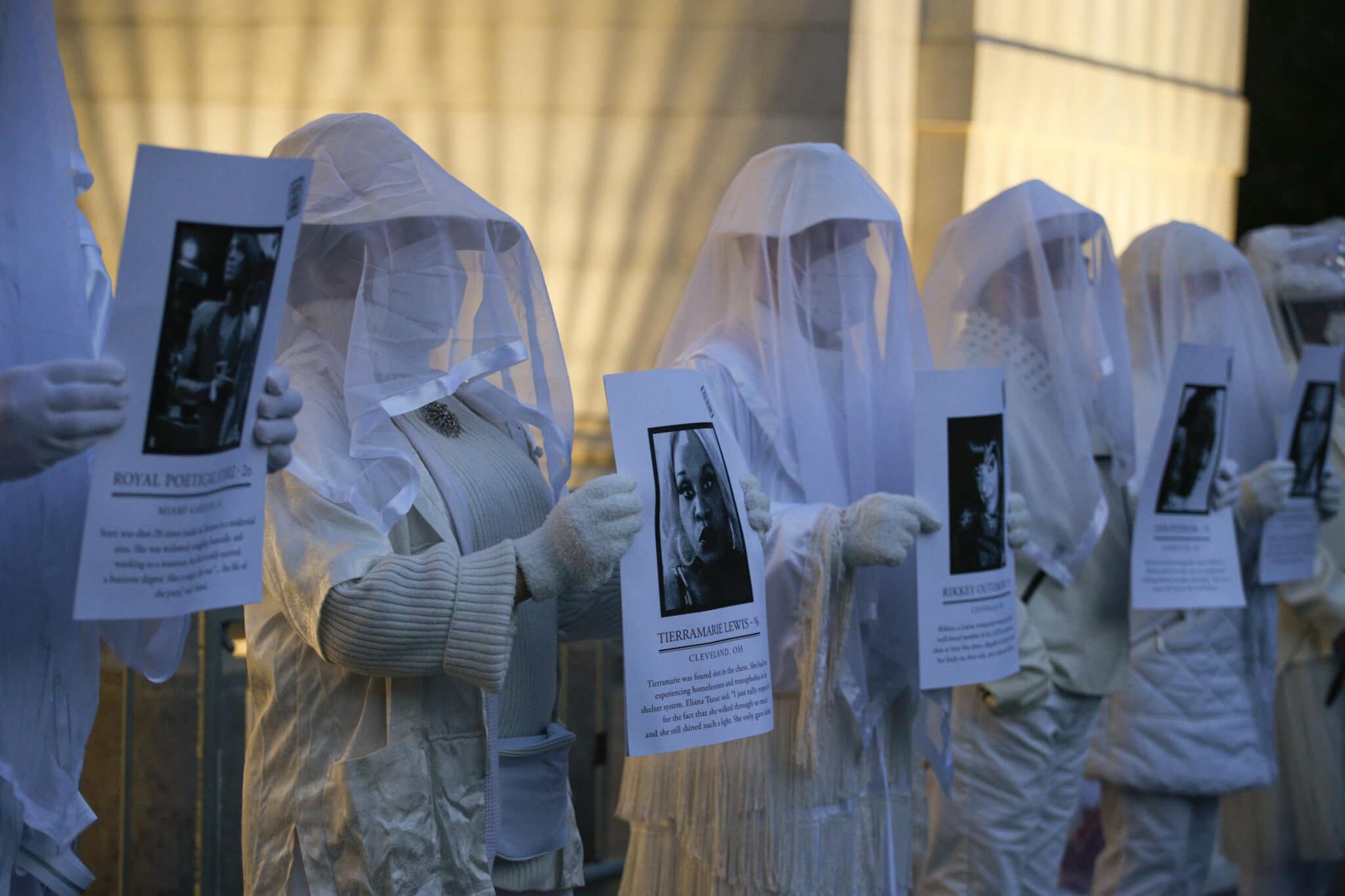 Powerful and moving pictures showing trans lives being honoured around the world