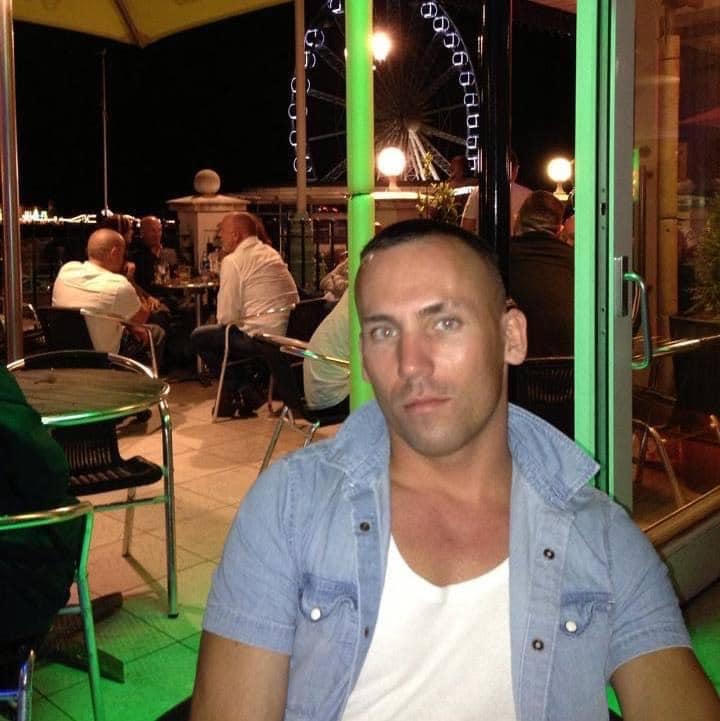 Sam Thomas on a night out. 