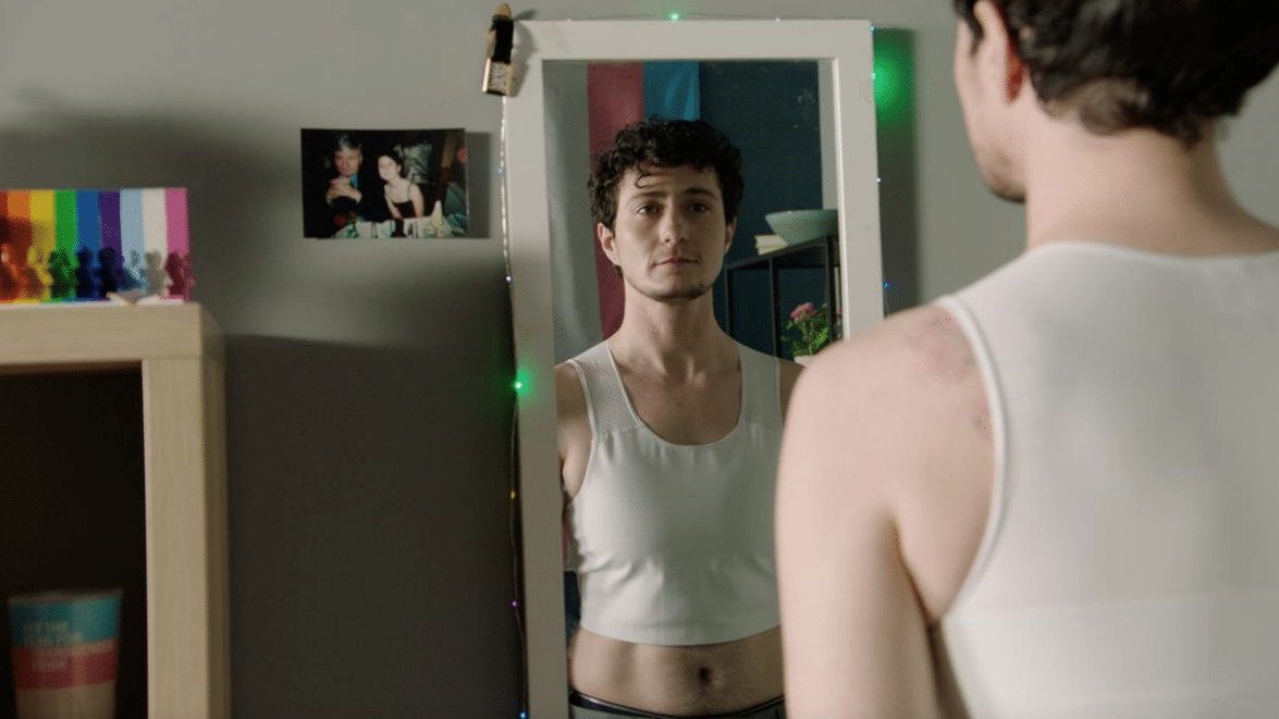 Groundbreaking film made with AI takes you through trans man's first day of work
