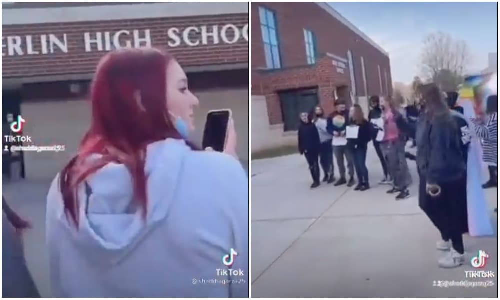 Furious students protest after trans teen 'attacked in bathroom by classmate'