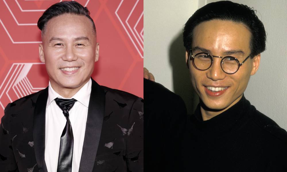 Side by side images of BD Wong from the 74th Annual Tony Awards and then a picture of the iconic actor at the performance of &quot;M. Butterfly&quot; in 1988