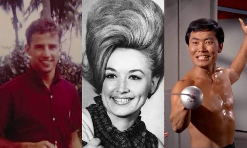 6 unbelievable celebrity throwbacks, from Dolly Parton to George Takei
