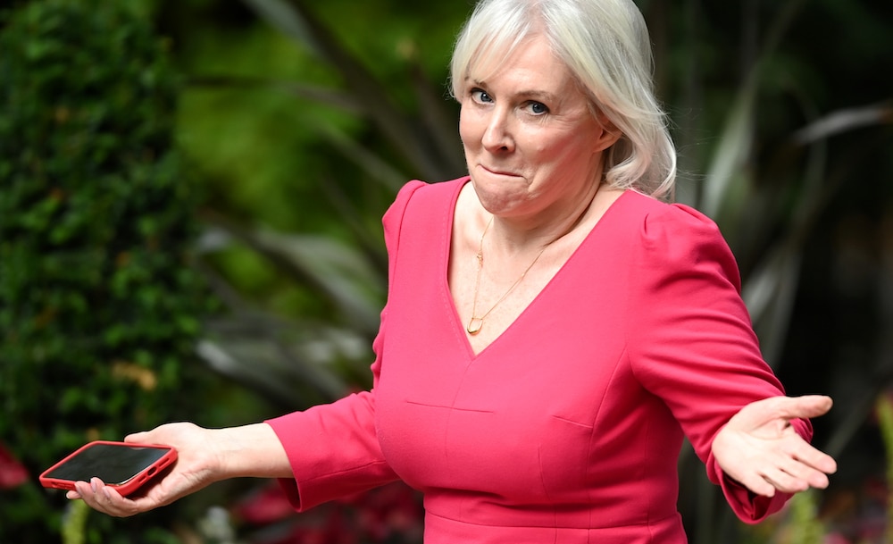 Nadine Dorries to fill in for Piers Morgan on ailing TV show