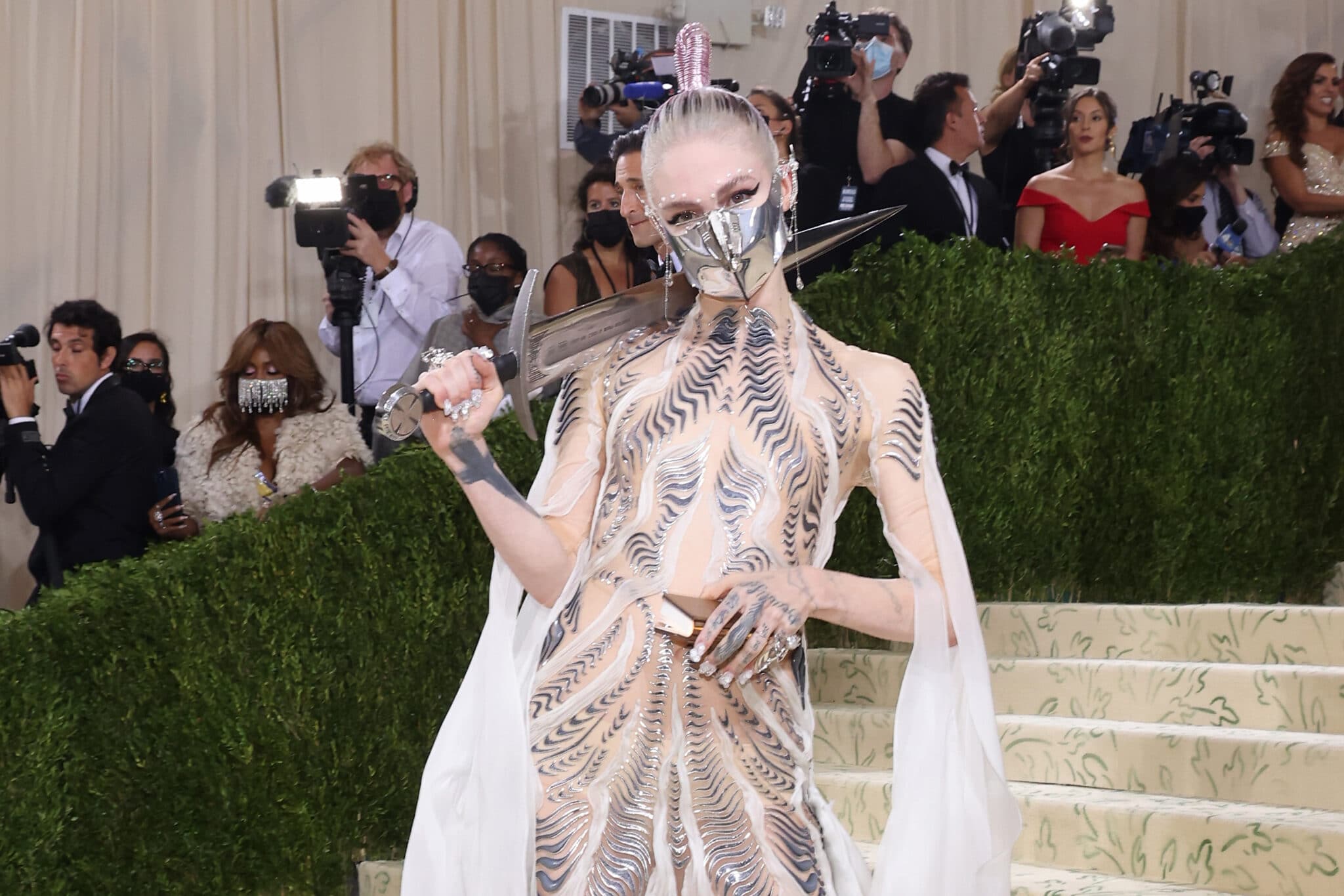 Grimes fans think she's had 'elf ear' surgery after bandaged selfie