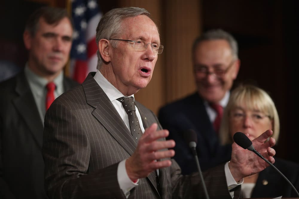 Barack Obama leads tributes to Harry Reid, the Democrat who fought to repeal Don't Ask, Don't Tell