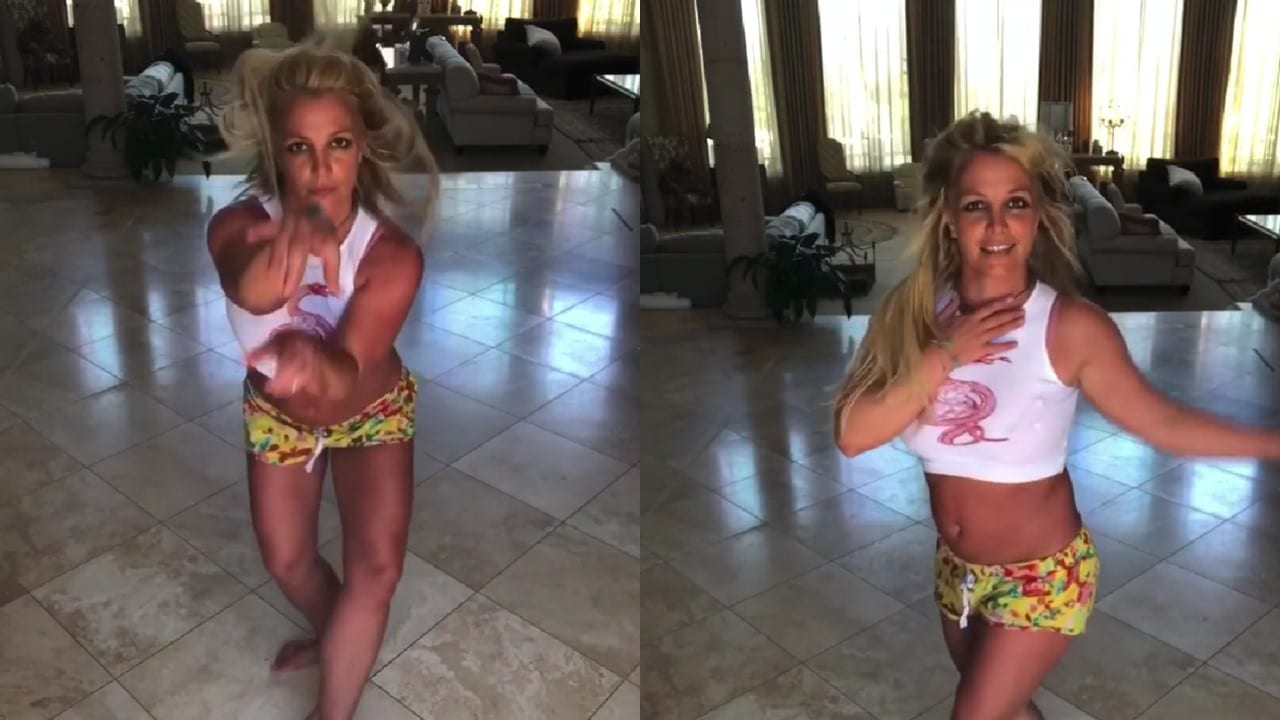 Britney Spears dances to Justin Timberlake and reflects on 'living life however I choose'