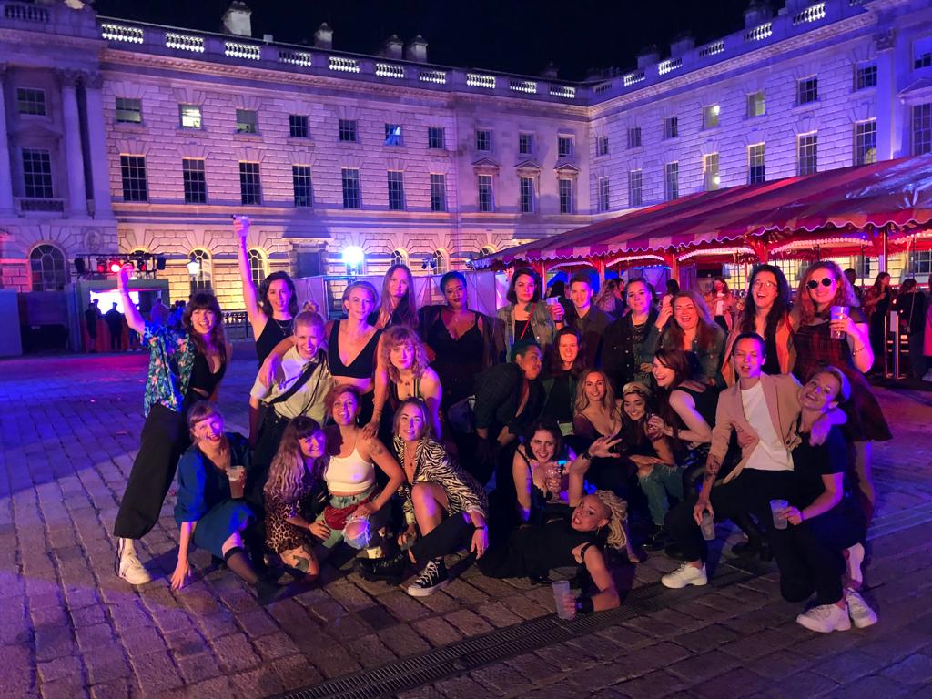 Members of We Are Queer London at a meet up. 