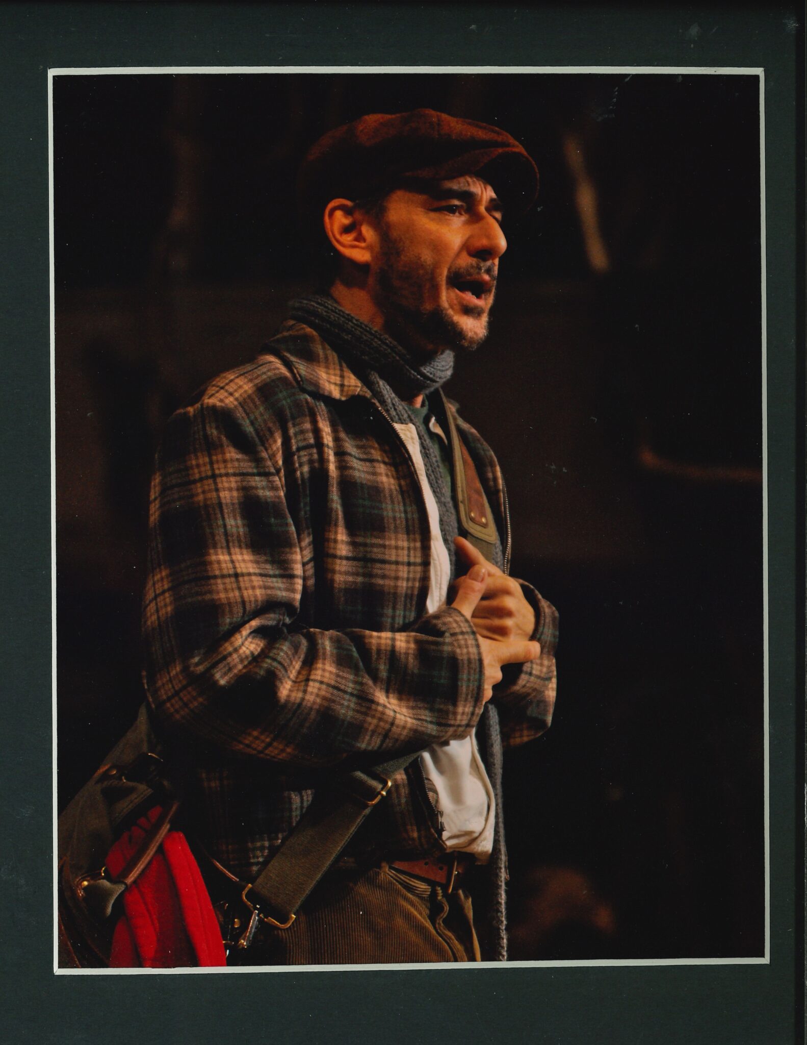 David Pevsner performing on stage. 