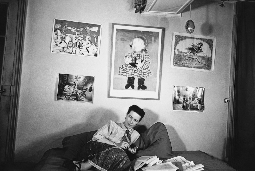 Portrait Of Simone De Beauvoir