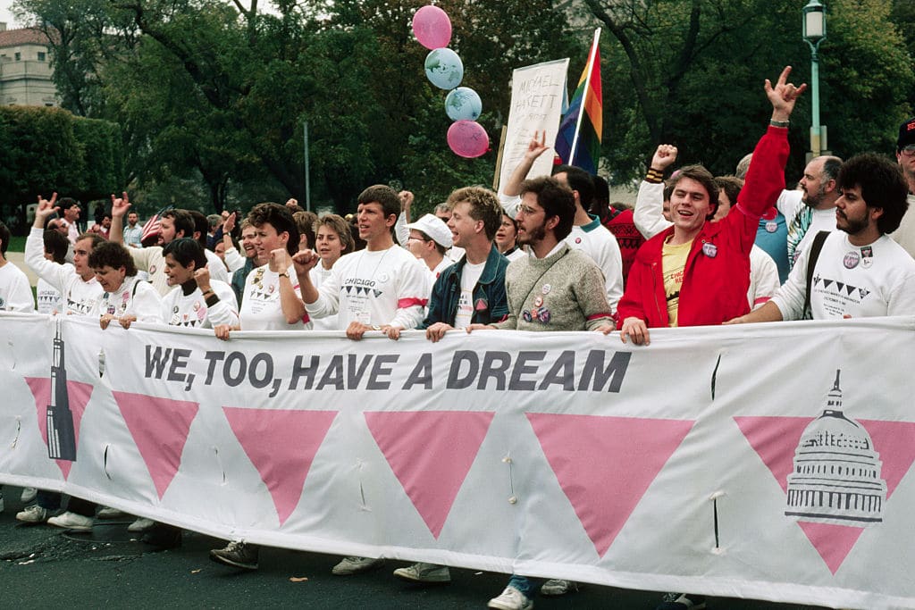 Gay Rights March in Washington DC.