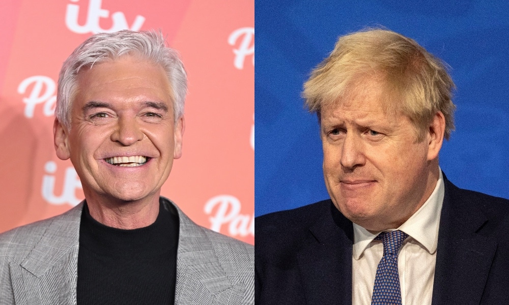 Phillip Schofield reads Boris Johnson for filth after yet another Downing Street party fiasco