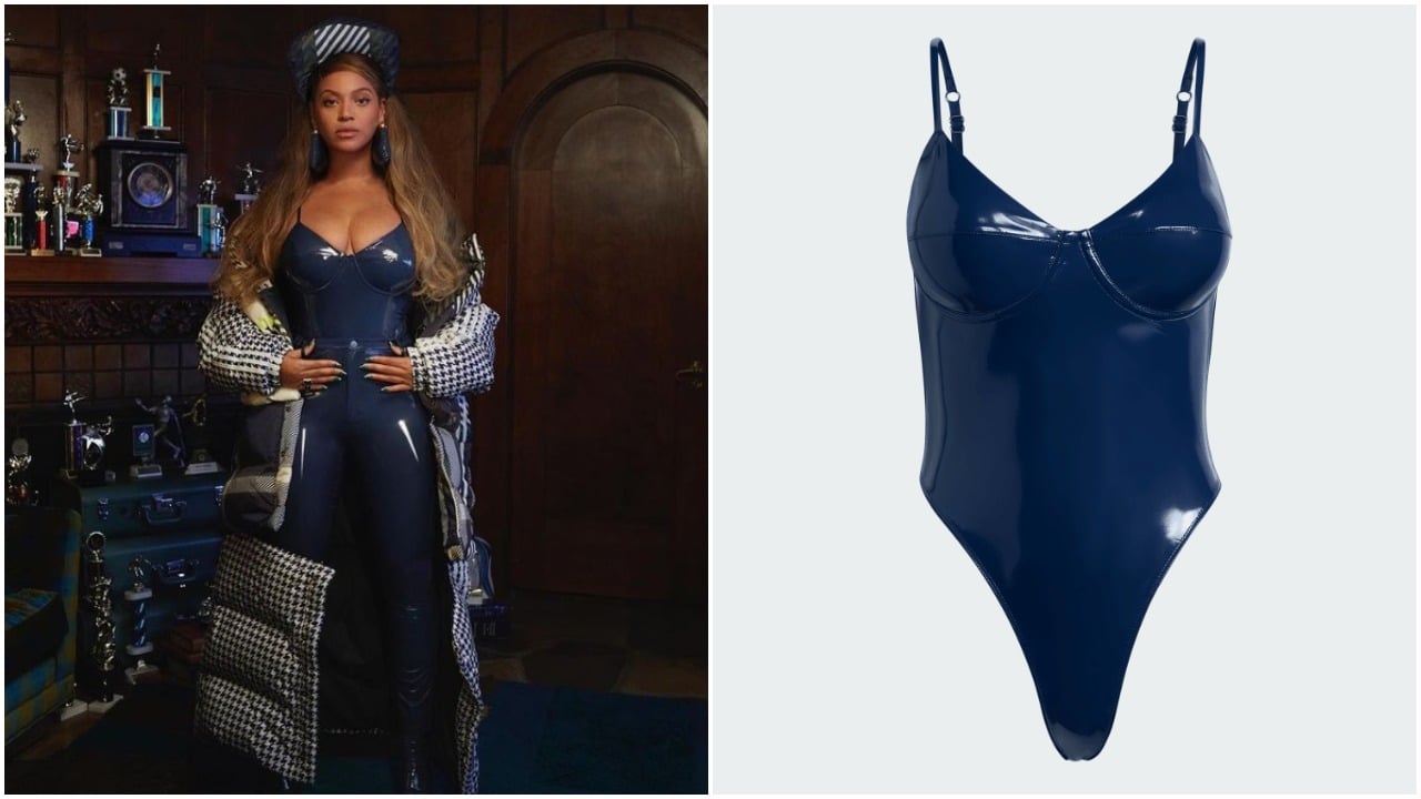 Beyoncé slays the Internet as she poses in a latex bodysuit from the latest Ivy Park collection