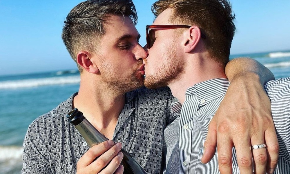 Emmerdale's Max Parker and Kris Mochrie share picture-perfect engagement: 'Happiest moment ever'