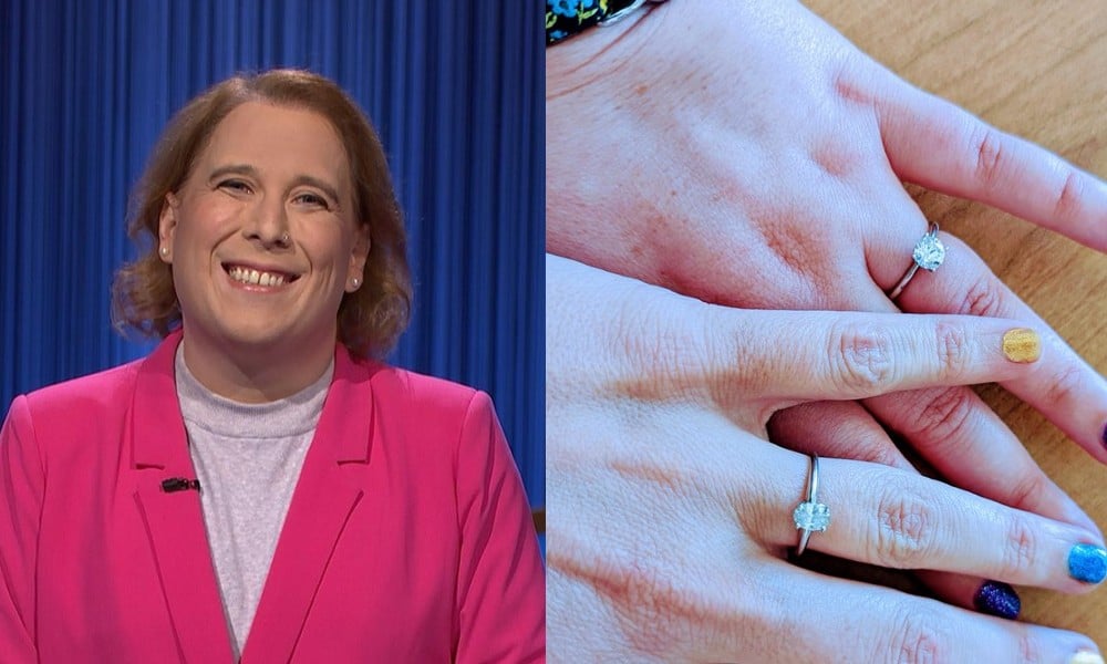 Jeopardy! icon Amy Schneider announces engagement with beautiful tribute to fiancée