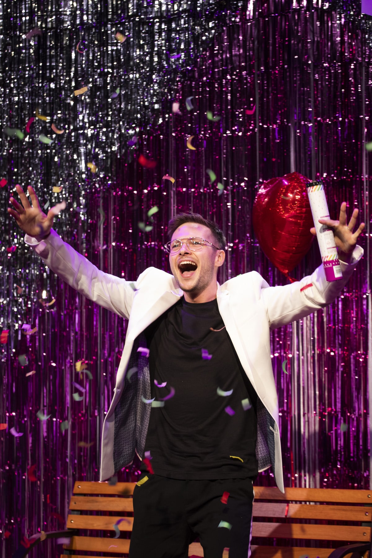 Nathaniel Hall in First Time. 