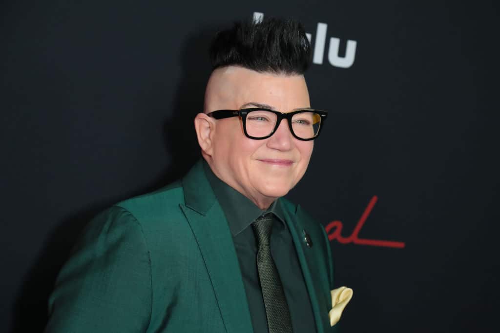 Lea DeLaria attends the premiere of Hulu