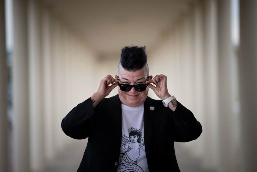 Lea DeLaria in France.