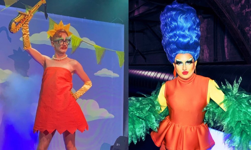Drag performers transform into The Simpsons for d'oh-lightful tribute