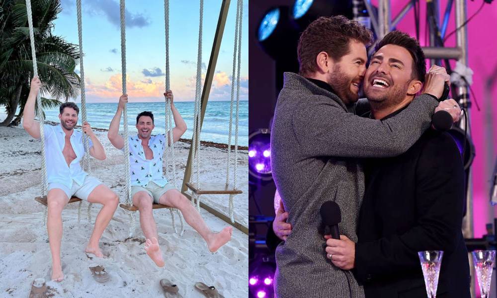 Mean Girls' Jonathan Bennett marries love of his life Jaymes Vaughan in 'dream' beach wedding