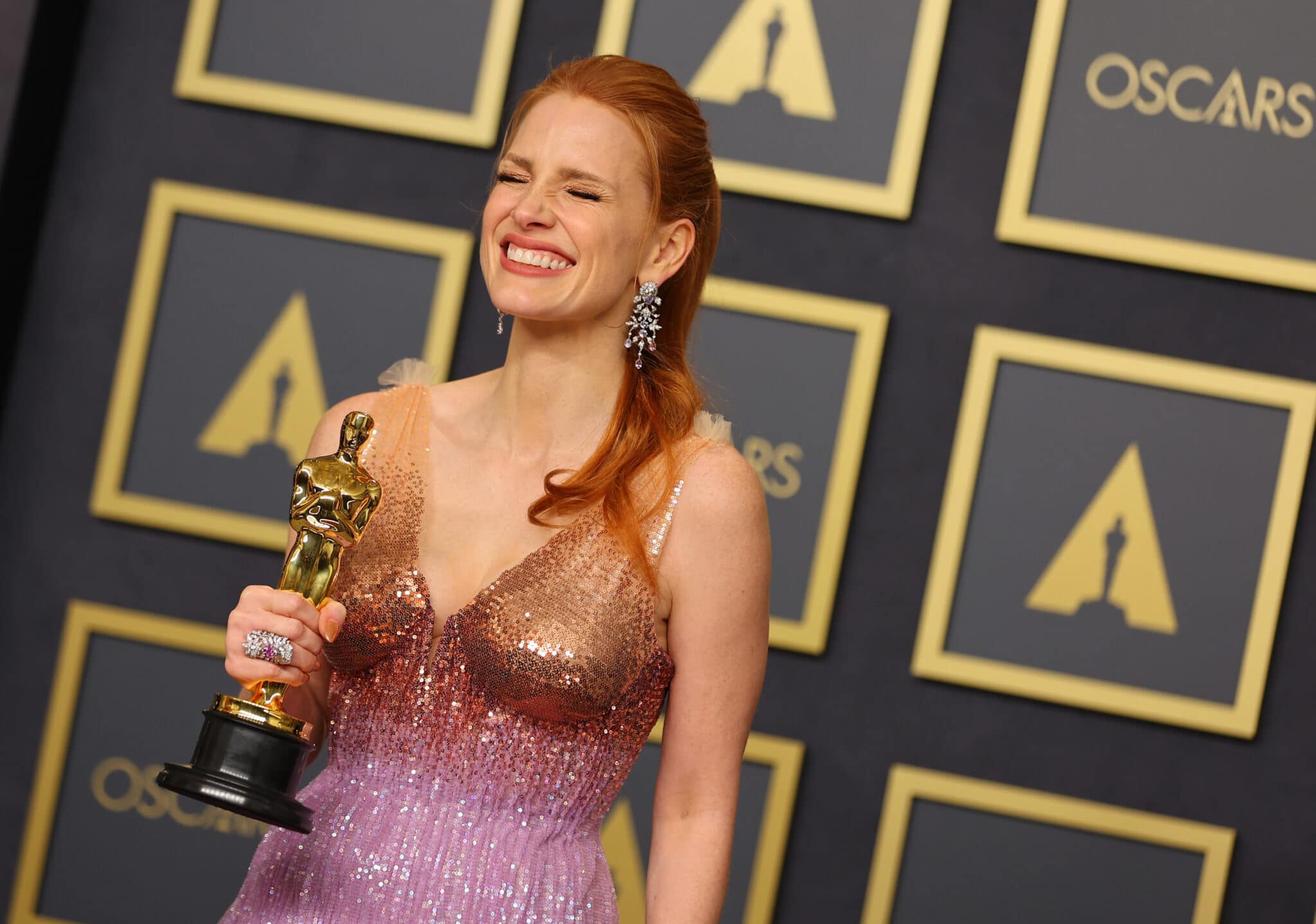 Jessica Chastain uses Oscars speech to furiously denounce 'bigoted' attacks on LGBT+ lives