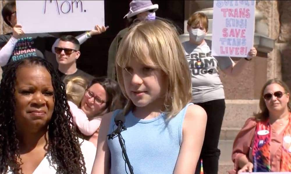Terrified 11-year-old trans girl urges Texas governor to 'please stop' attacking her