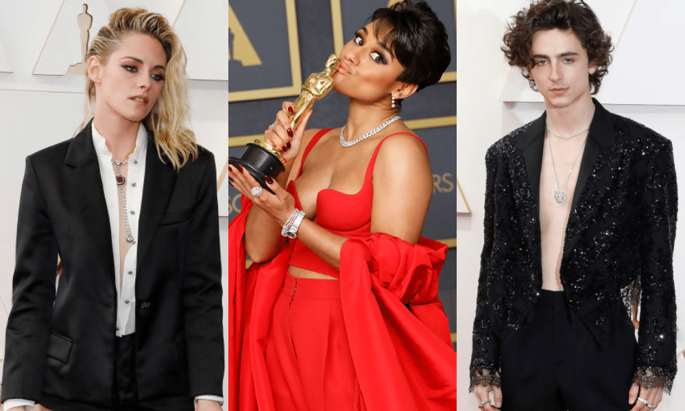 Shirtless Timothée Chalamet, Kristen Stewart's shorts and 12 more dramatic Oscars red carpet looks