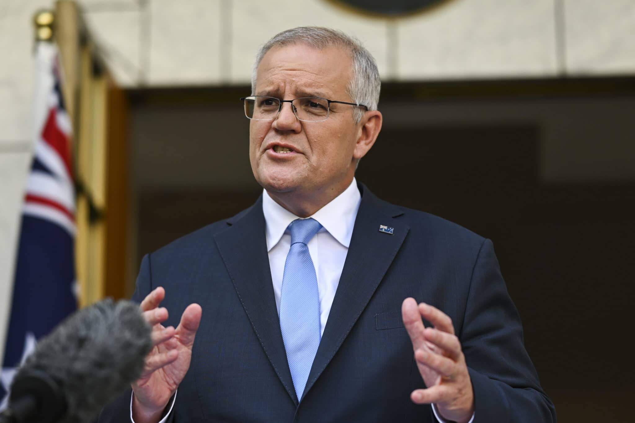 Australian PM Scott Morrison backs calls to ban trans women from sport ahead of election